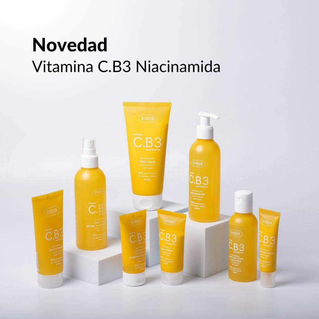 ZIAJA Vitamina C B3 NIACINAMIDA - Gel limpiador facial