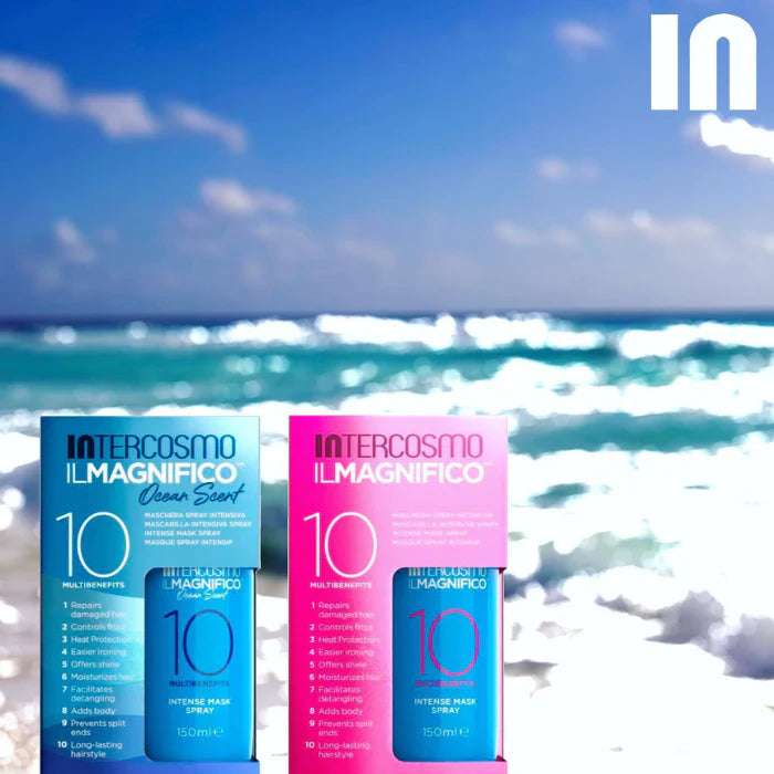 INTERCOSMO Il Magnifico 10 – Mascarilla en Spray Sin Aclarado 150 ml para Todo Tipo de Cabello
