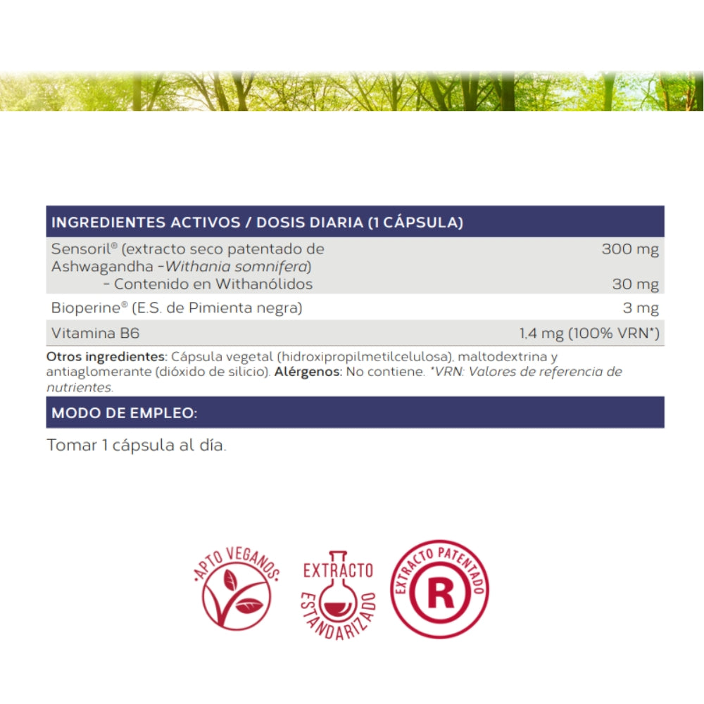 TONGIL Ashwagandha – Adaptógeno natural para el bienestar - 30 cápsulas