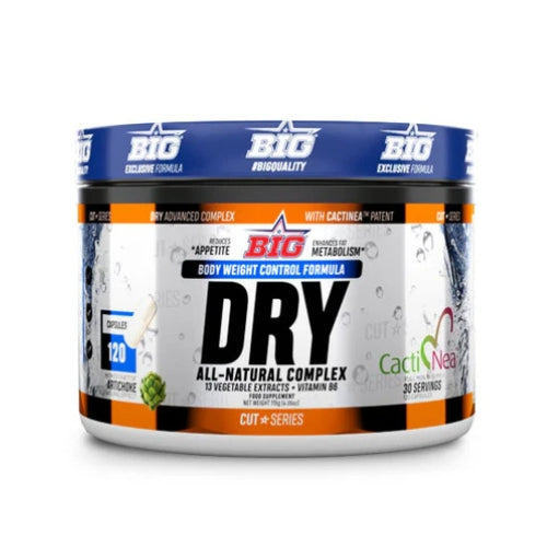 BIG Dry Diuretic | Definición extrema y control de líquidos - 120 cápsulas