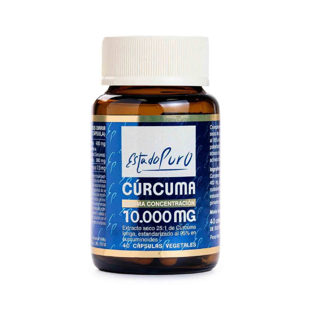 TONGIL Cúrcuma Estado Puro 10.000 mg | Potente antiinflamatorio natural - 40 cápsulas