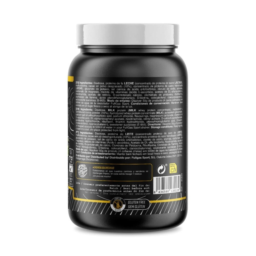 FULLGAS Full Recovery sabor Chocolate 800gr | Suplemento para una recuperación óptima