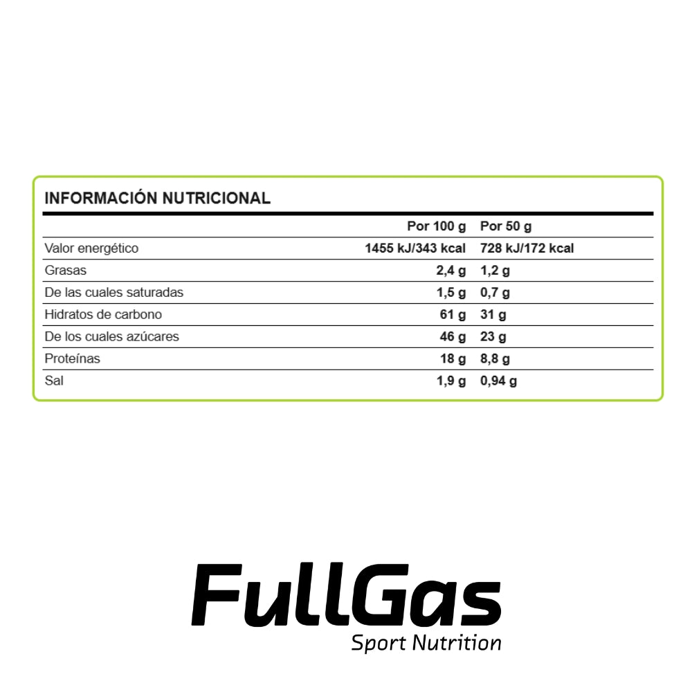 FULLGAS Full Recovery sabor Chocolate 800gr | Suplemento para una recuperación óptima