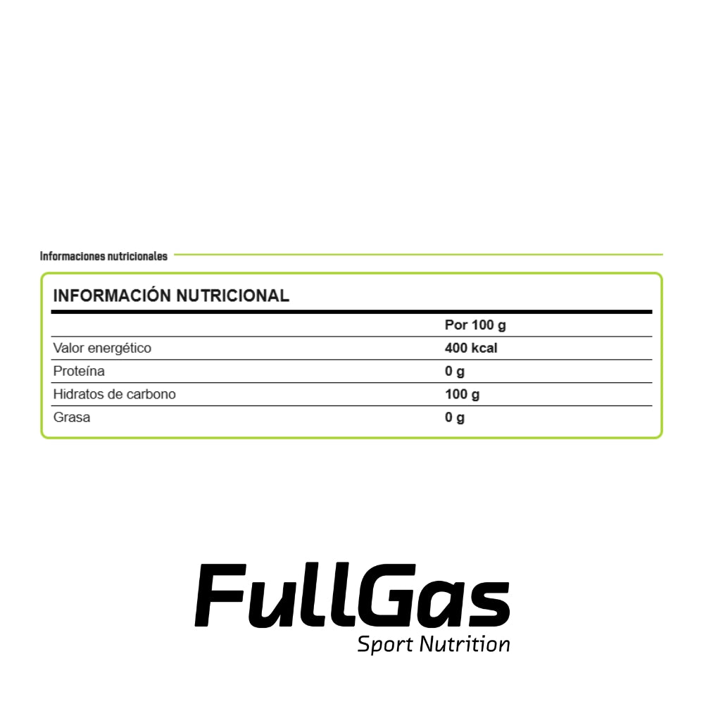 FULLGAS Maltodextrina 1kg – Fuente de energía sostenida