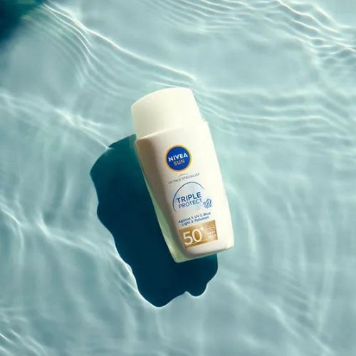 NIVEA SUN Protección Facial - Triple Protección SPF50+ Con ácido hialurónico