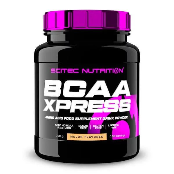 SCITEC NUTRITION BCAA-Xpress – Aminoácidos Ramificados Instantáneos – 700g – Recuperación y Crecimiento Muscular