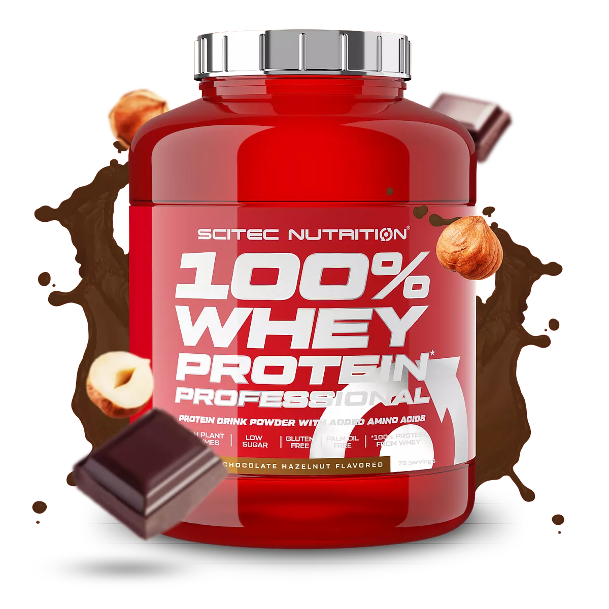 SCITEC NUTRITION 100% Whey Protein Professional 2,35 kg – Proteína de Suero de Alta Calidad – Desarrollo Muscular y Recuperación