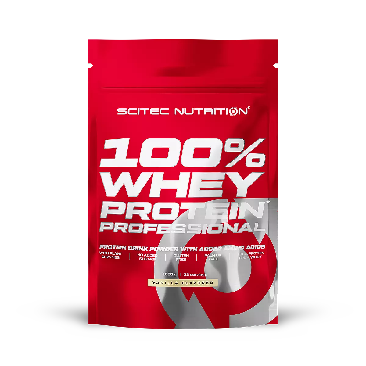 SCITEC NUTRITION 100% Whey Protein Professional 1kg – Proteína de Suero de Alta Calidad – Desarrollo, Recuperación y Aumento de masa Muscular