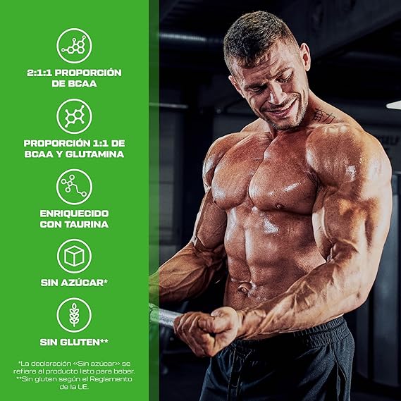 SCITEC NUTRITION BCAA + Glutamine Xpress – Recuperación Muscular y Anticatabólico – 600g – Aminoácidos Esenciales