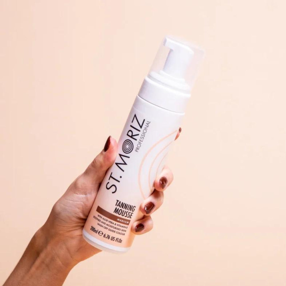 ST MORIZ Mousse Autobronceador Tono Medio | 200 ml Consigue un color natural