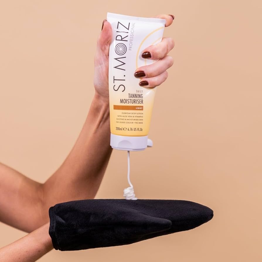 ST MORIZ Crema Hidratante Autobronceadora - Loción corporal autobronceadora hidratante 200ml