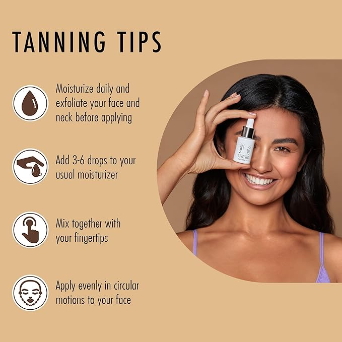 ST MORIZ Serum Facial Bronceador - Bronceado facial natural y radiante