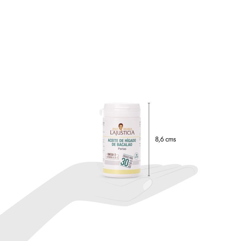 ANA MARIA LAJUSTICIA Aceite de Hígado de Bacalao Omega 3 (90 cápsulas)