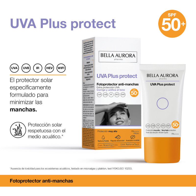 BELLA AURORA Fotoprotector anti-manchas UVA Plus protect SPF 50+