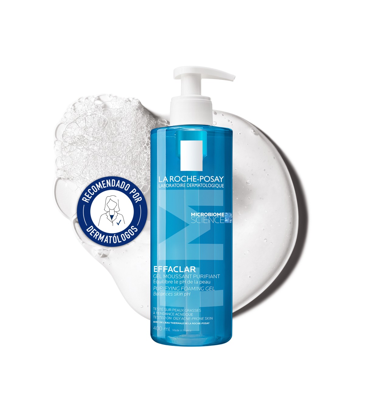 LA ROCHE-POSAY Effaclar Gel Limpiador Purificante Pieles Grasas 400ml