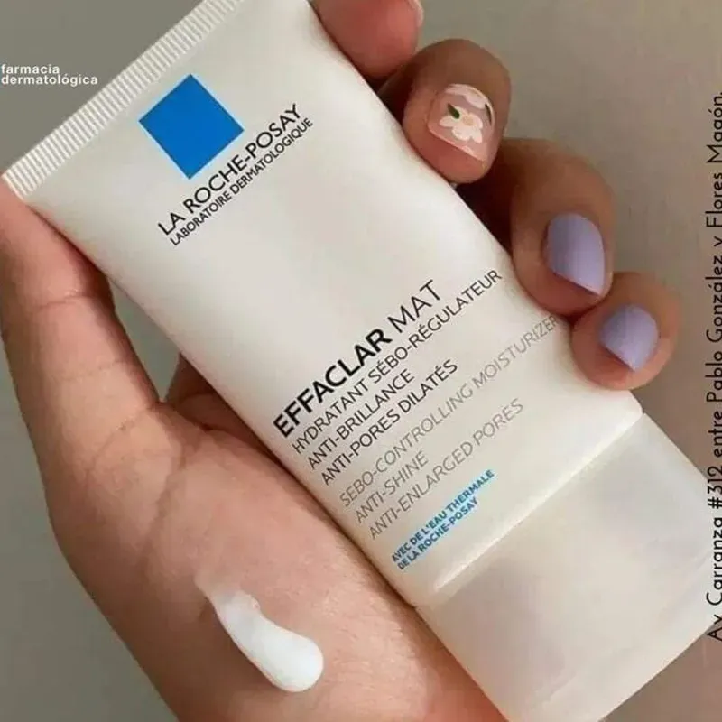 LA ROCHE-POSAY Effaclar Mat 40ml – Crema Hidratante Matificante para Piel Grasa con Poros Dilatados