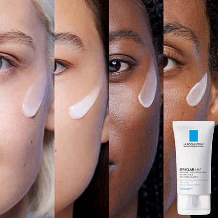 LA ROCHE-POSAY Effaclar Mat 40ml – Crema Hidratante Matificante para Piel Grasa con Poros Dilatados