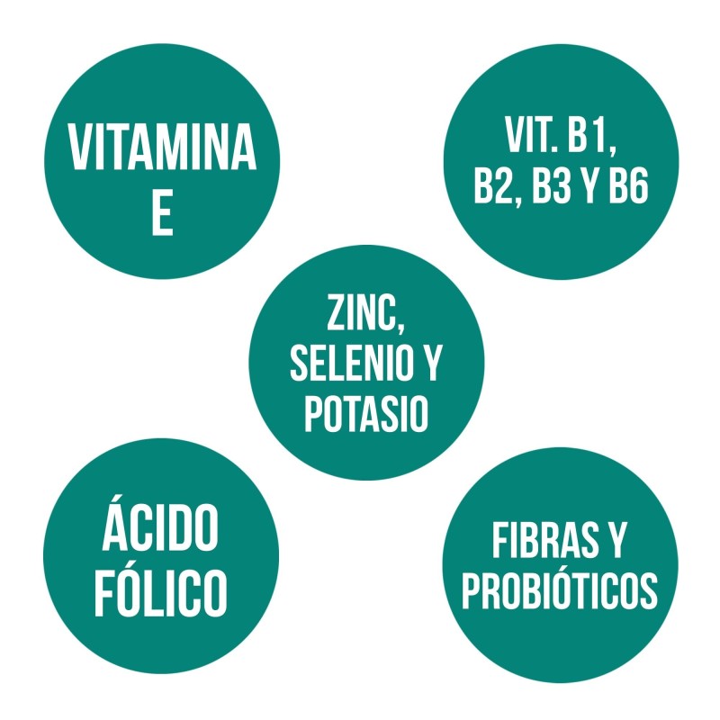 ANA MARÍA LAJUSTICIA Levadura de Cerveza + Germen de Trigo + Tiamina 80 Comprimidos