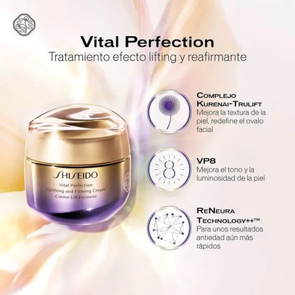 SHISEIDO VITAL PERFECTION Cremas Antiarrugas y Antiedad Uplifting & Firming cream - Tratamiento Facial Reafirmante 50ML