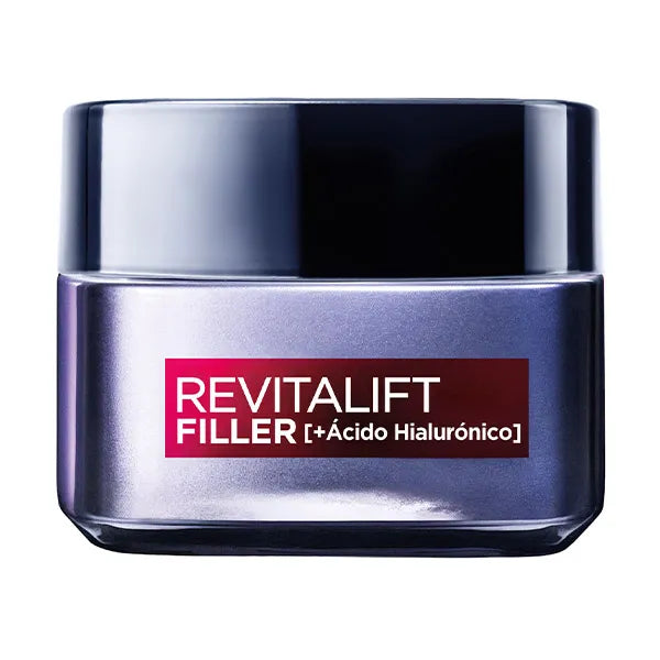 L'OREAL PARIS Revitalift Filler Crema De Día | Crema de día Rellenadora anti-edad con Ácido Hialurónico 50ML