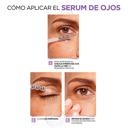 L'OREAL PARIS Revitalift Filler Serum De Ojos | 20ML Serum anti-edad para contorno de ojos