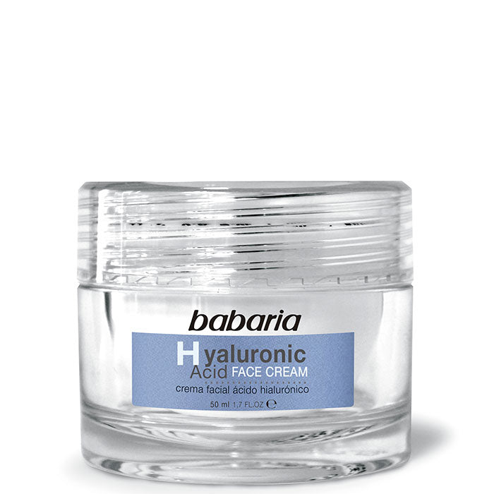 BABARIA Crema Facial Ácido Hialurónico | Tratamiento ultra hidratante + elasticidad 50ML