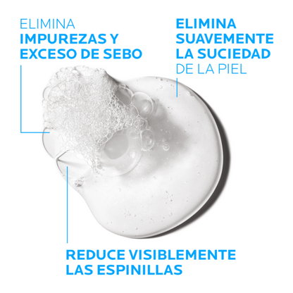 LA ROCHE-POSAY Effaclar Gel Limpiador  Purificante Pieles Grasas 400ml