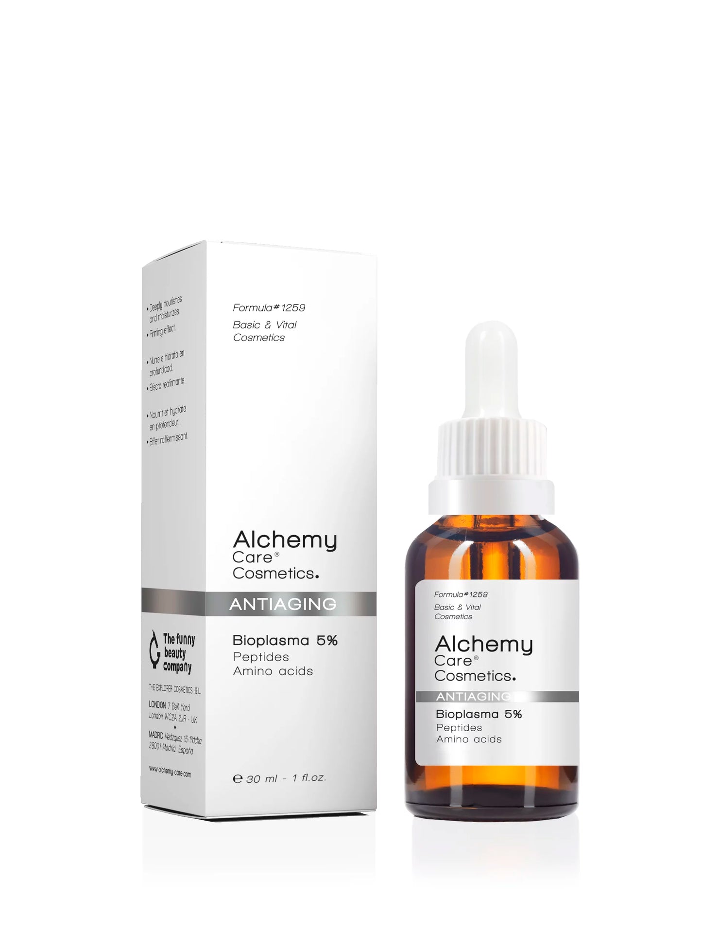 ALCHEMY CARE COSMETICS Bioplasma 5% - Serum Antiedad Estimula la renovación celular 30 ml