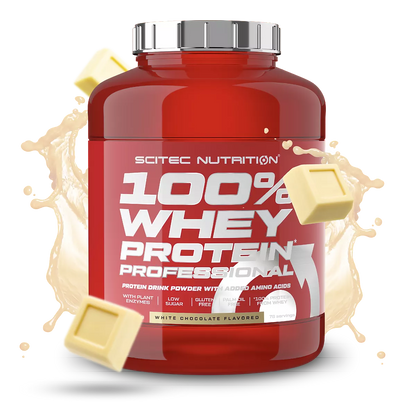 SCITEC NUTRITION 100% Whey Protein Professional 2,35 kg – Proteína de Suero de Alta Calidad – Desarrollo Muscular y Recuperación