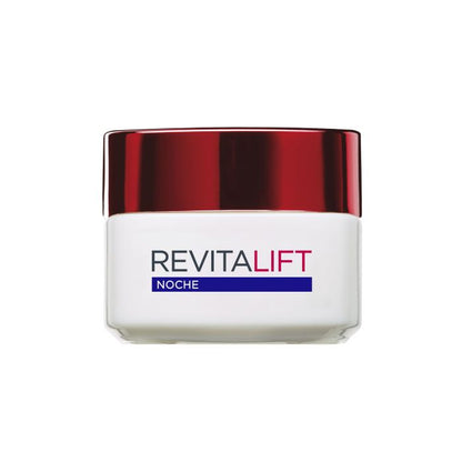 L'OREAL PARÍS Revitalift Crema de Noche - Hidratante Anti Arrugas + Extra de Firmeza 50ML