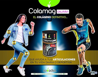 NOVADIET Colamag Calmán con Colágeno Origen Marino Para Piel, Huesos, Músculos, Articulaciones y Cartílagos 300 gr