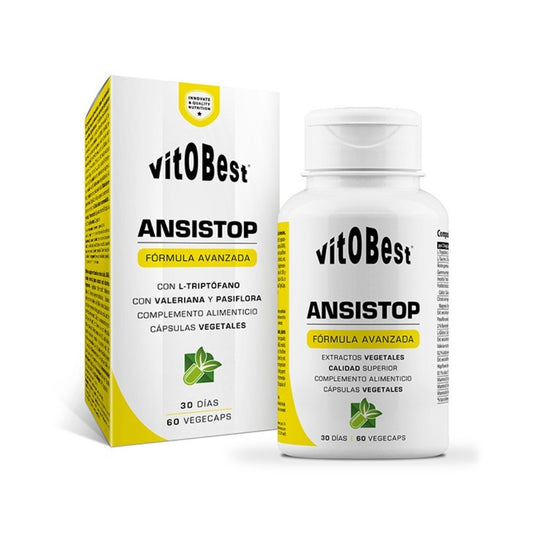 VITOBEST ANSISTOP - Contribuye a disminuir el cansancio y la fatiga 60 capsulas