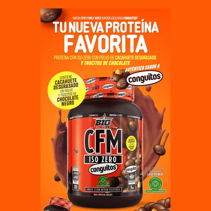 BIG Proteína CFM ISO ZERO sabor CONGUITOS - Proteína 100% aislada de calidad superior 1kg