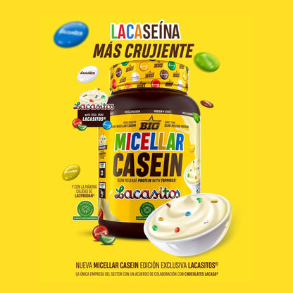 BIG MICELLAR Casein - Proteína de Caseína sabor LACASITOS 1kg Proteína de liberación lenta