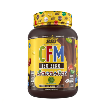 BIG Proteína CFM ISO ZERO sabor LACASITOS original - Proteína 100% aislada de calidad superior 1kg