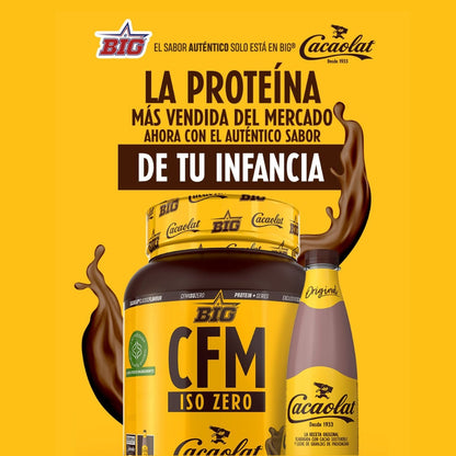 BIG Proteína CFM ISO ZERO sabor CACAOLAT original - Proteína 100% aislada de calidad superior 1kg