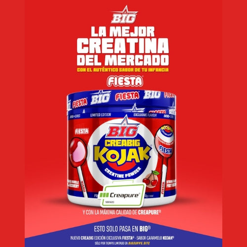 BIG CREABIG sabor KOJAK - Creatina sello Creapure - 250gr