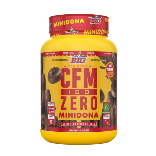 BIG Proteína CFM ISO ZERO sabor MINIDONA original - Proteína 100% aislada de calidad superior 1kg