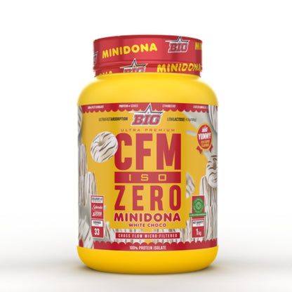 BIG Proteína CFM ISO ZERO sabor MINIDONA original - Proteína 100% aislada de calidad superior 1kg