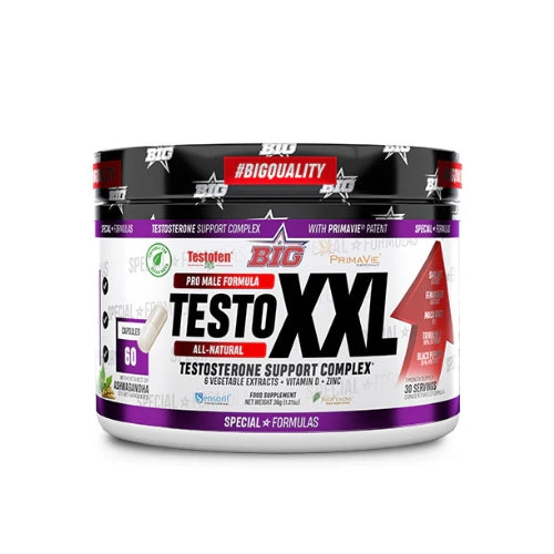 BIG Testo XXL - All-Natural - 60 cápsulas