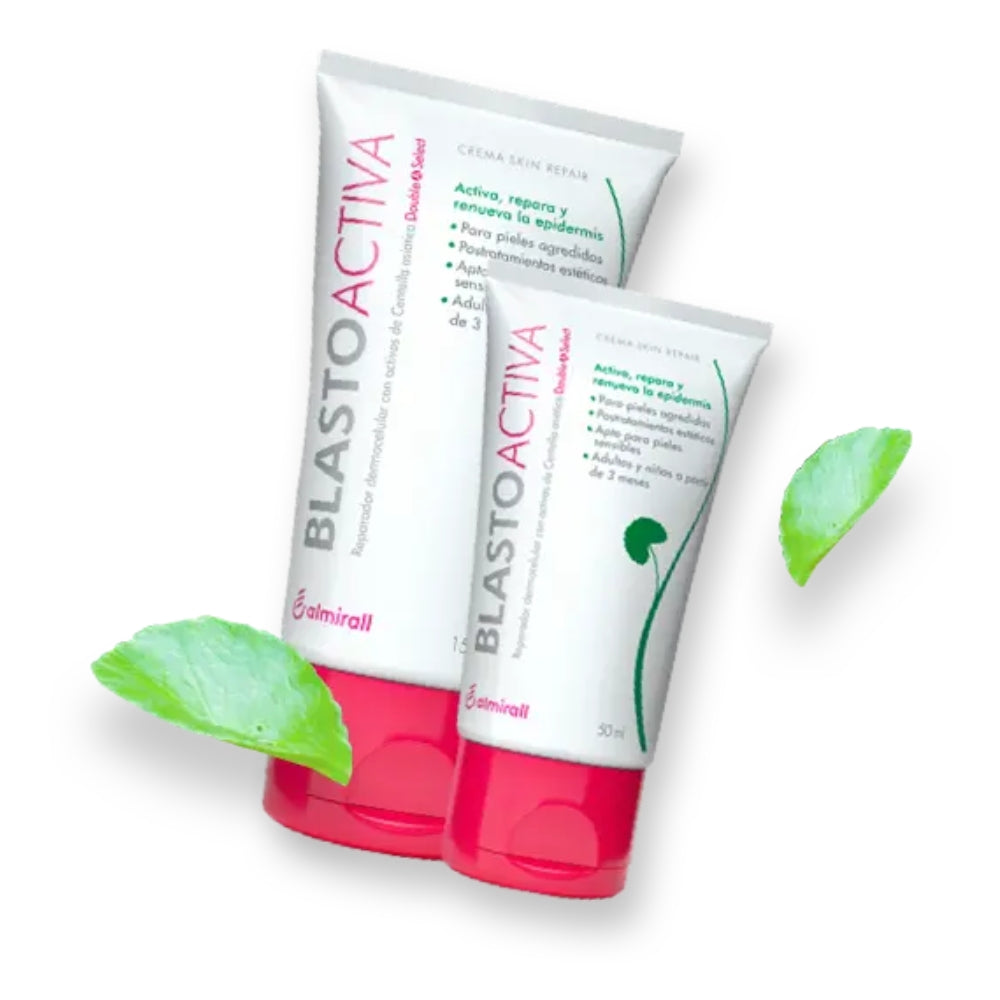 BLASTOACTIVA - Crema reparadora con Centella Asiática. Activa, renueva y repara la epidermis.