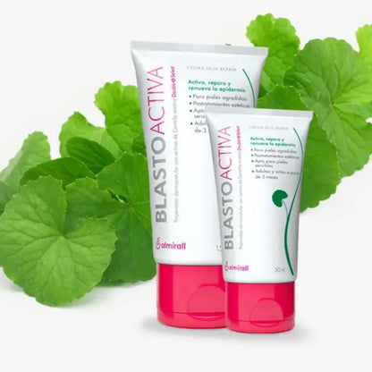 BLASTOACTIVA - Crema reparadora con Centella Asiática. Activa, renueva y repara la epidermis.