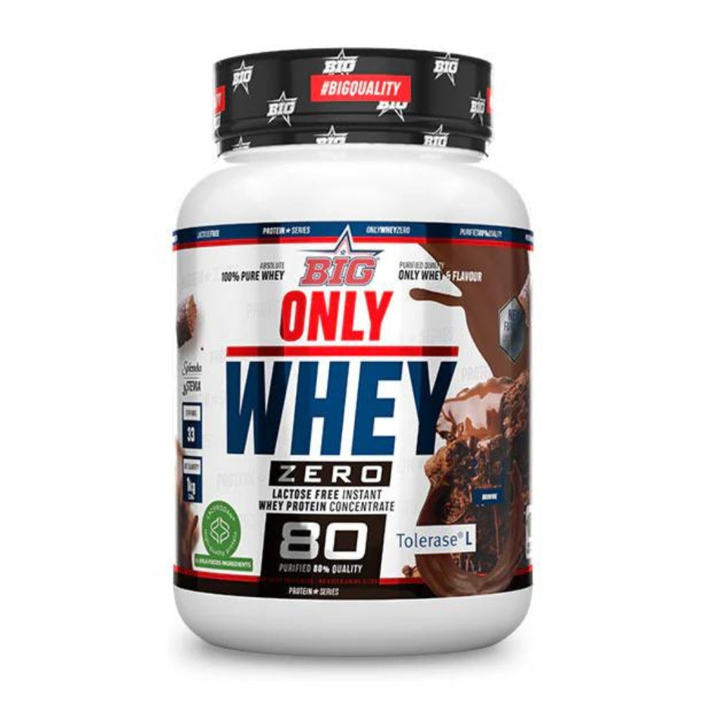 BIG Proteína ONLY WHEY ZERO - Proteína de alta calidad certificada 1 - 2 kg