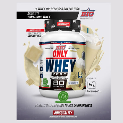 BIG Proteína ONLY WHEY ZERO - Proteína de alta calidad certificada 1 - 2 kg