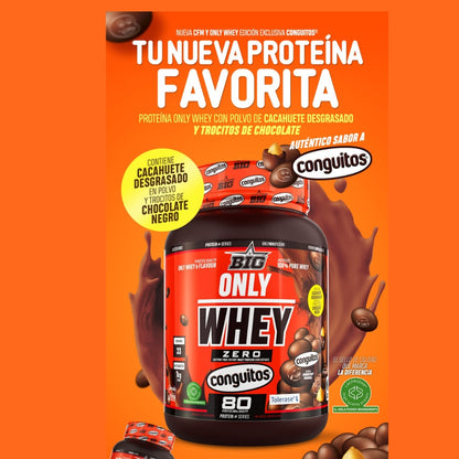 BIG Proteína ONLY WHEY ZERO sabor CONGUITOS - Proteína de alta calidad certificada 1-2kg