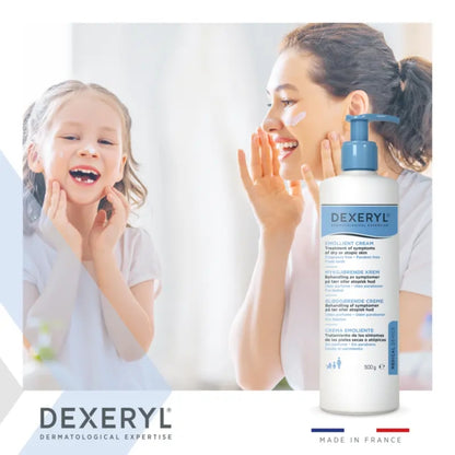 Dexeryl Crema Emoliente 500ml | Hidratante Corporal y Facial | Piel Seca, Atópica e Irritada | Alivia, Protege y Repara