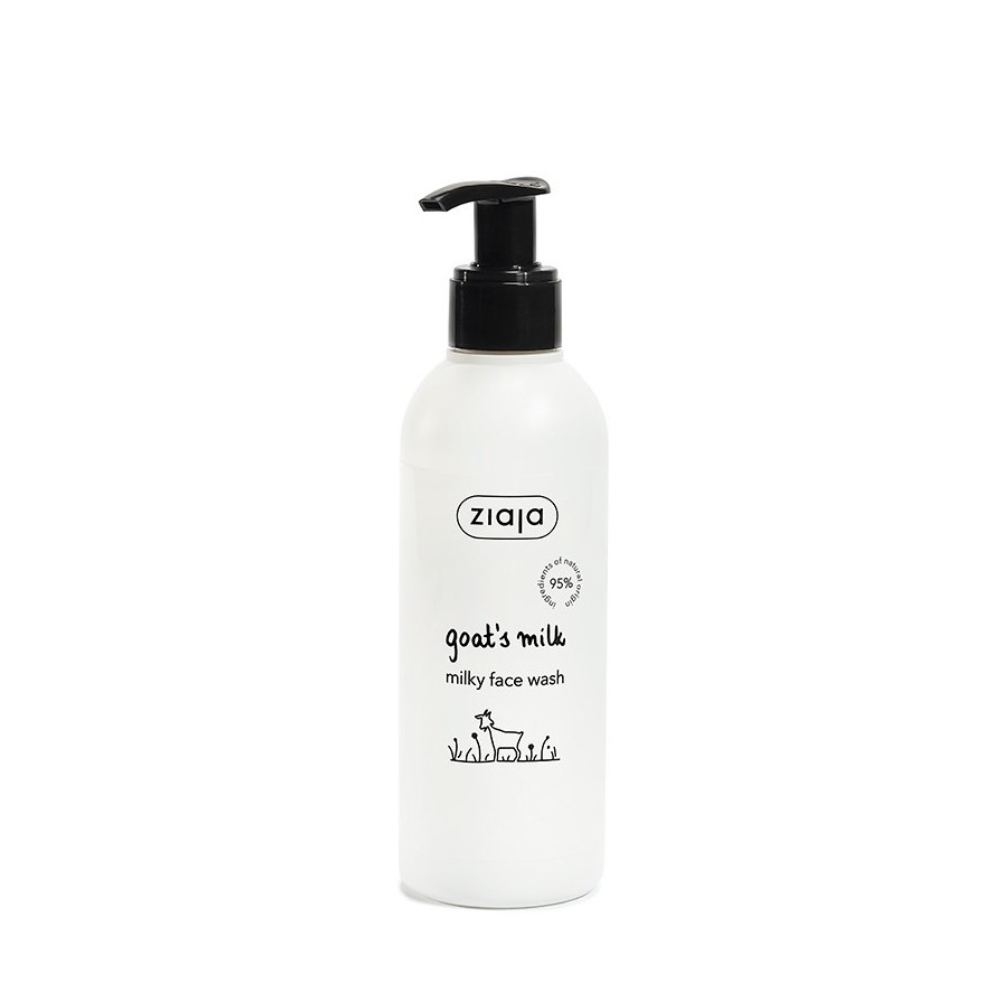 ZIAJA Leche de Cabra - Limpiador Facial Cremoso - 200 ml