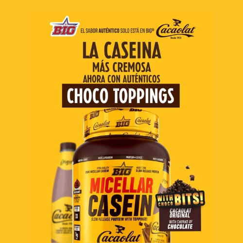 BIG MICELLAR Casein - Proteína de Caseína sabor CACAOLAT 1kg Proteína de liberación lenta