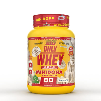 BIG Proteína ONLY WHEY ZERO sabor MINIDONA - Proteína de alta calidad certificada 1- 2 kg