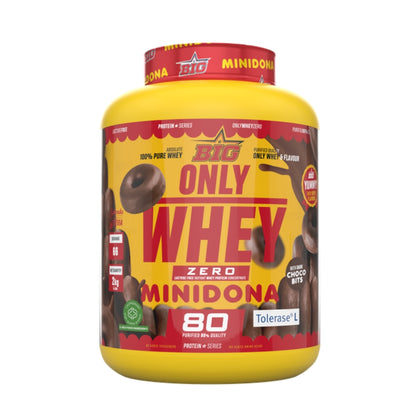 BIG Proteína ONLY WHEY ZERO sabor MINIDONA - Proteína de alta calidad certificada 1- 2 kg